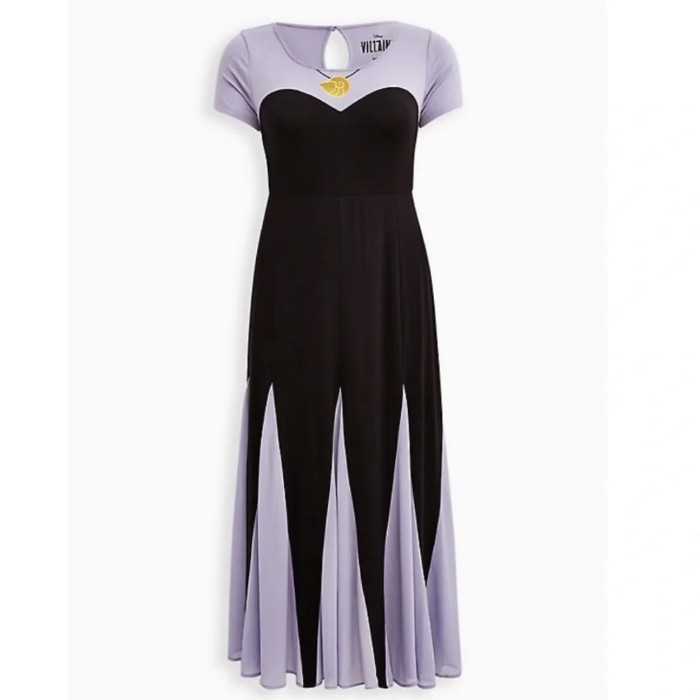 TORRID NWT LITTLE MERMAID - URSULA MAXI DRESS - Picture 1 of 6